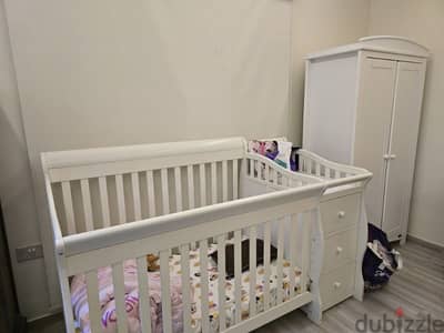Kids Bed and Wardrobe