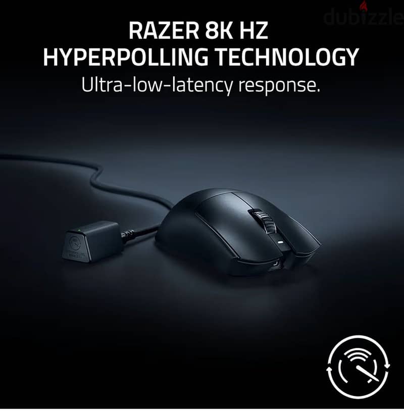 Razer Viper V3 Pro -Ultra-lightweight Wireless Gaming Mouse 8000 Hz 9