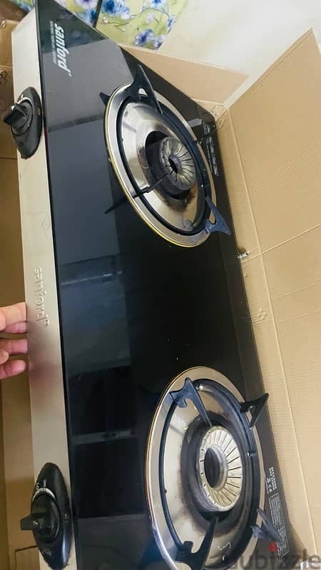 sanford glass gas stove 1