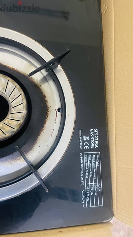 sanford glass gas stove 2