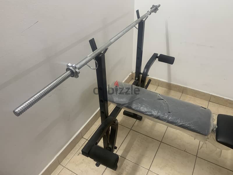 Bench press and dumbells 2