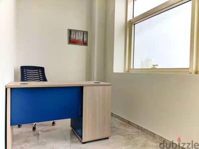 100 BD Commercial Office address  with Municipality Acess in seef area