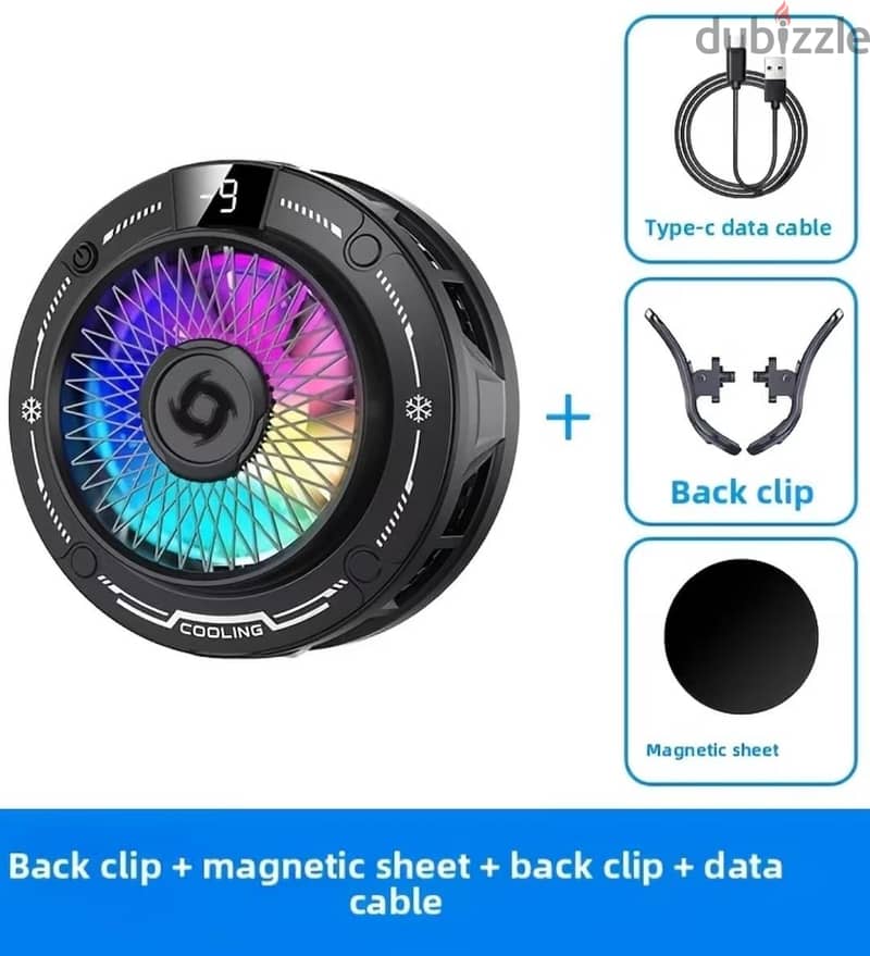 frosted phone cooler with Magnetic back clip,for gaming and live 3