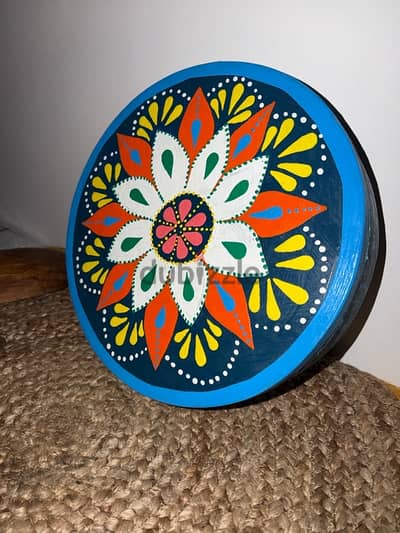 Hand-Painted Drumطاره مرسومة يدوياً