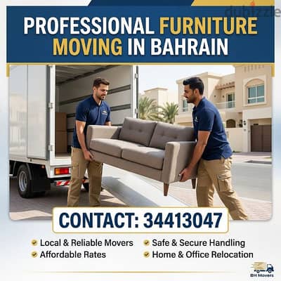 furniture moving house moving flat moving company in Bahrain