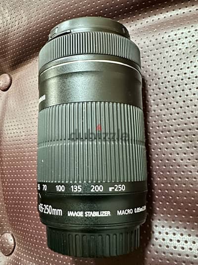 Canon Lens 55-250 with Image Stabilisation & Auto Focus