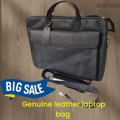 Genuine leather laptops BAG