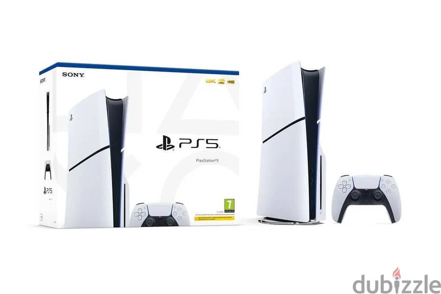 Playstation 5 1000 GB CD Slim بليستيشن 5 1TB سليم نسخة السيدي مستخدمه 2