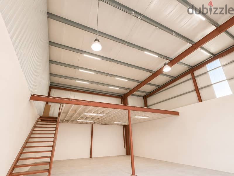 150 sqm Warehouse | Sitra | Mezzanine Floor 3