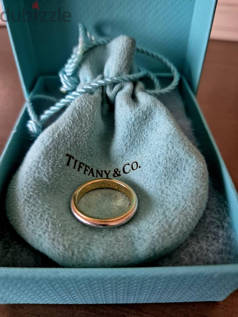 Tiffany two tone ring ( size 5.5 ) 1