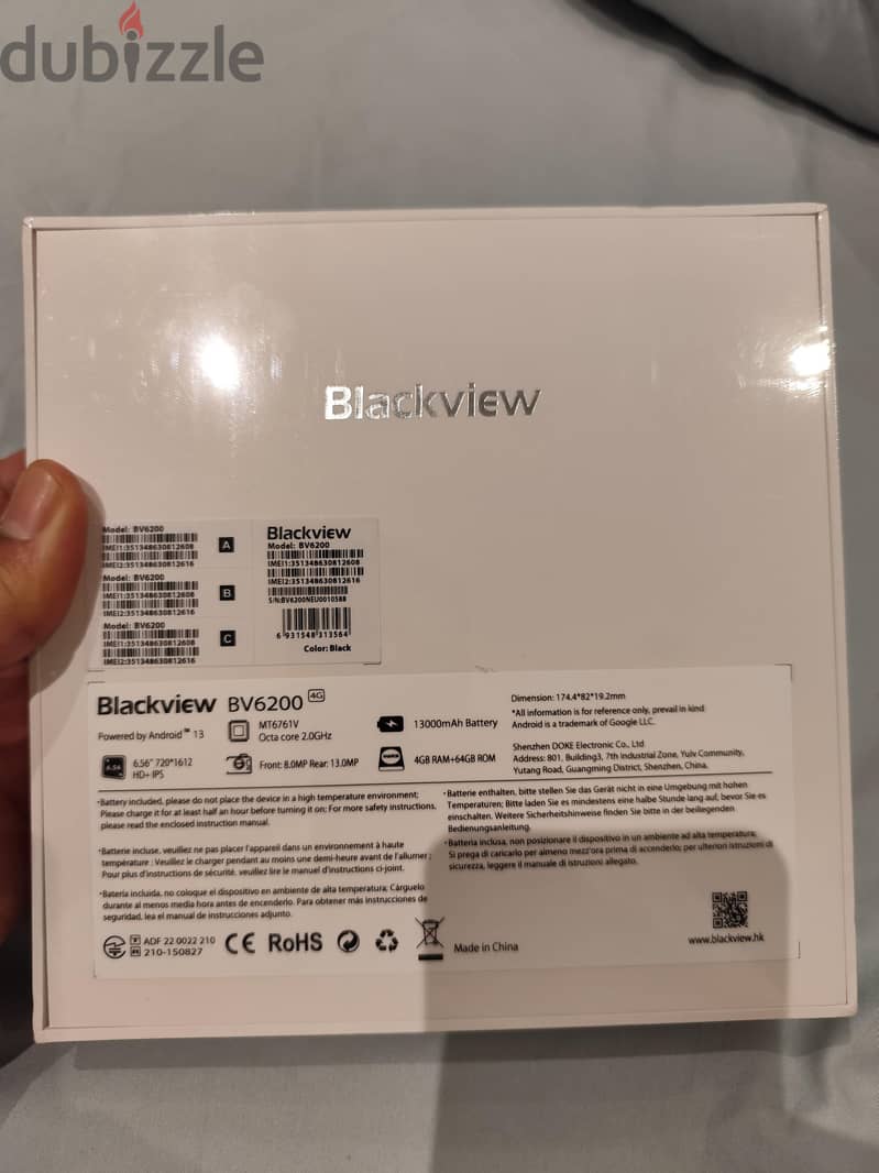 Blackview BV 6200 Rugged Phone (New/Sealed) 2