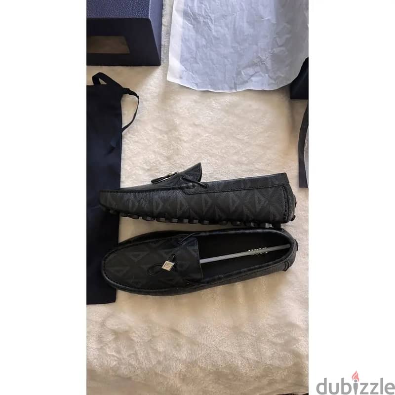 Christian Dior CD Diamond Odéon Driver Loafers 4