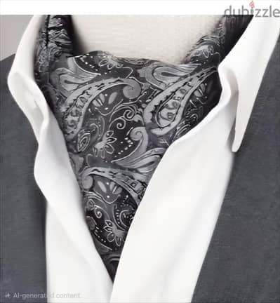 Vintage Gentleman's Paisley Ascot Tie