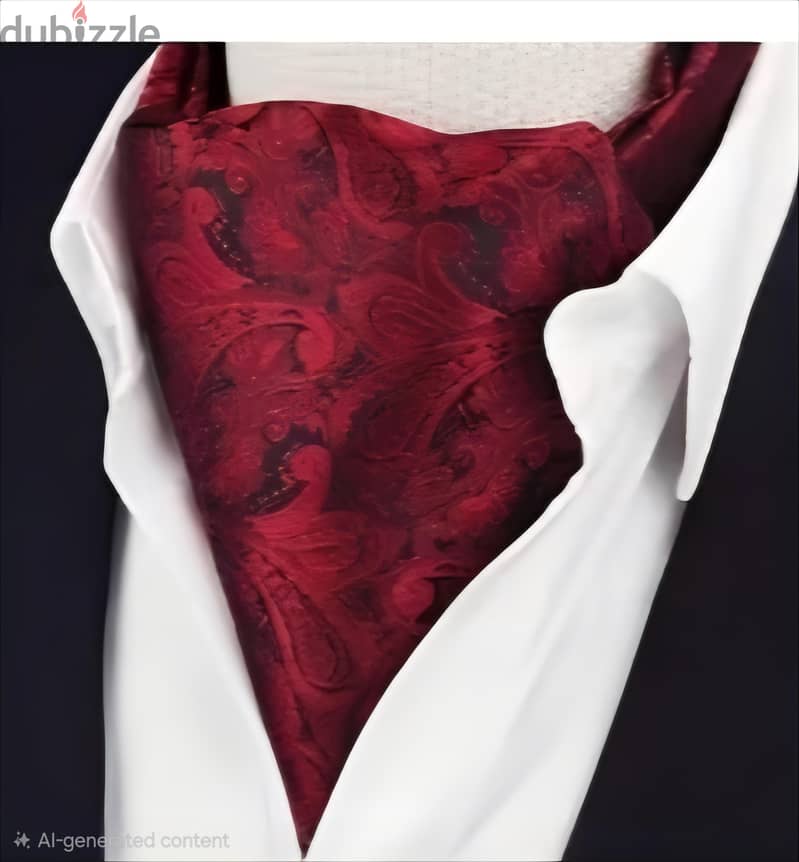 Vintage Gentleman's Paisley Ascot Tie 1