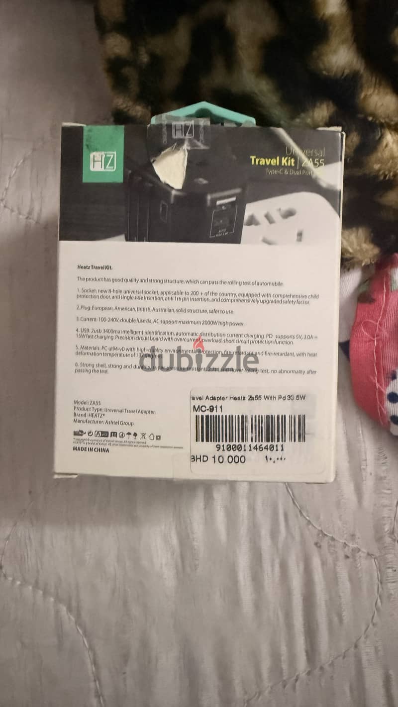 Travel type C and dual port USB 1