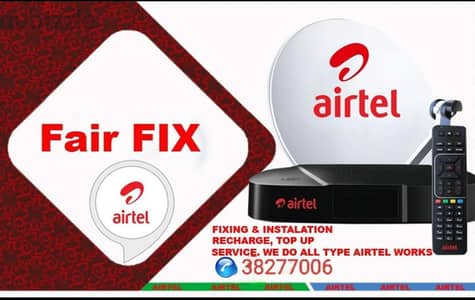 Arabsat@Airtel recver sale and service
