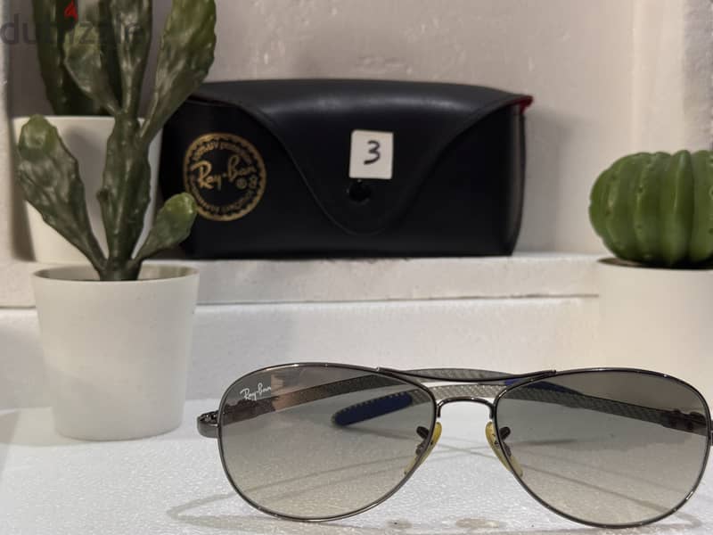 نظارة ريبان أصلية (مستعملة) | Original Ray-Ban Sunglasses (Used) فرصة 2