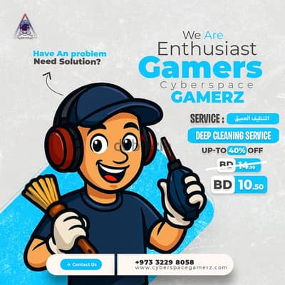 Deepcleaning service for Laptop,Computers and Console