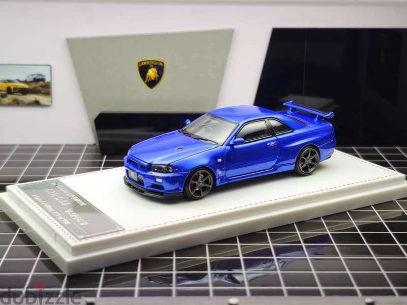 Nissan Skyline GT-R R34 1/64 Diecast model 2