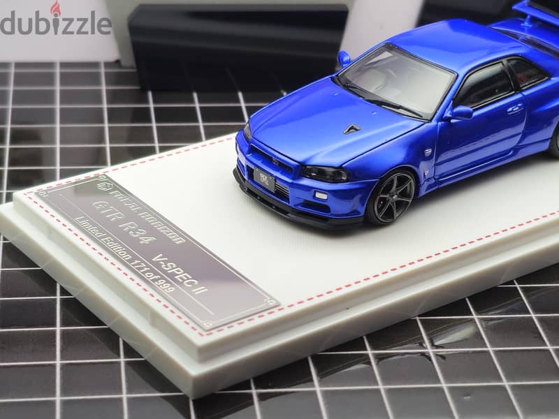 Nissan Skyline GT-R R34 1/64 Diecast model 3