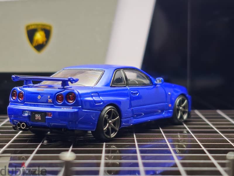 Nissan Skyline GT-R R34 1/64 Diecast model 5
