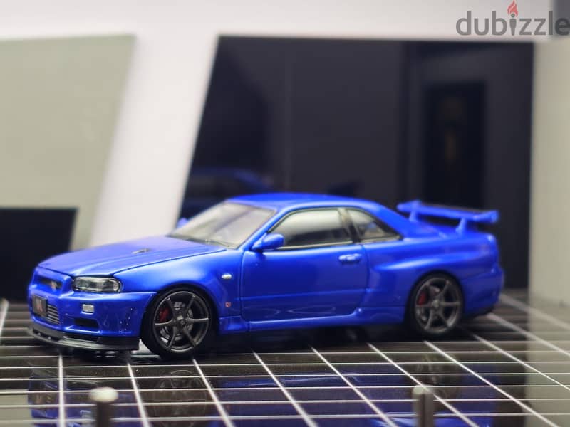 Nissan Skyline GT-R R34 1/64 Diecast model 10