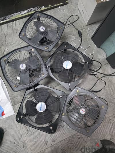 Clean Used Ventilatin Fans