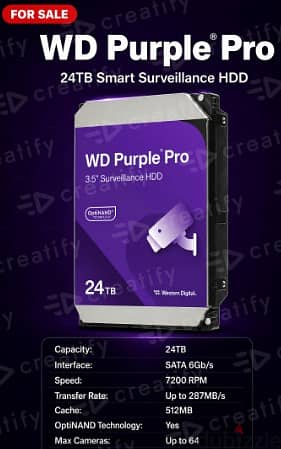 WD Purple Pro 24TB for Sale!