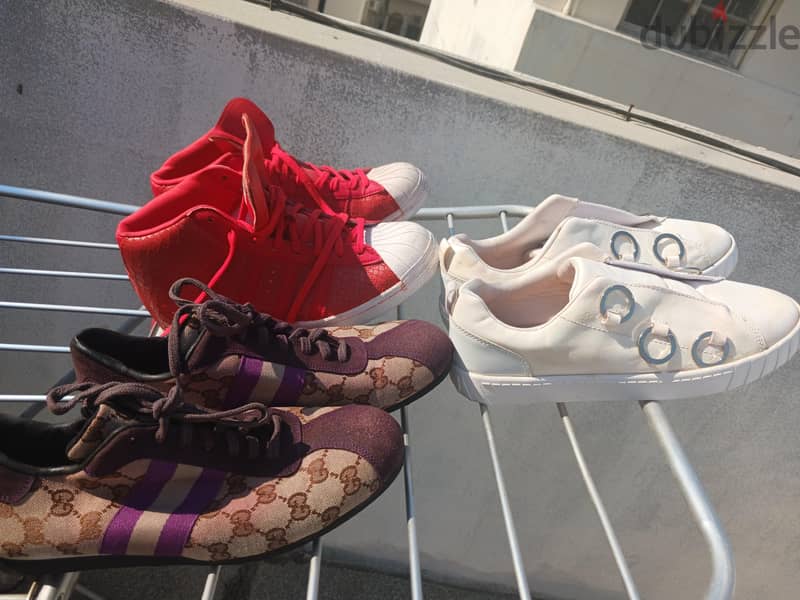 USED WOMEN SHOES GUCCI ADIDAS STRADIVARIUS 5