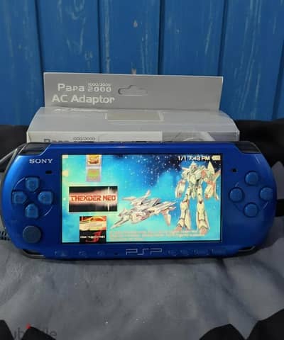 PSP 3000 BLUE MODDED 128GB