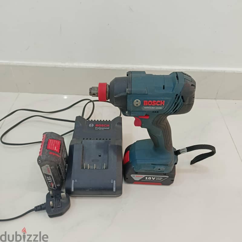 Bosch Cordless Impact Wrench 1/2 inch مفك براغي بوش 1