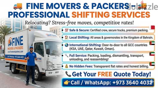 Mover packing House hold items shifting moving service
