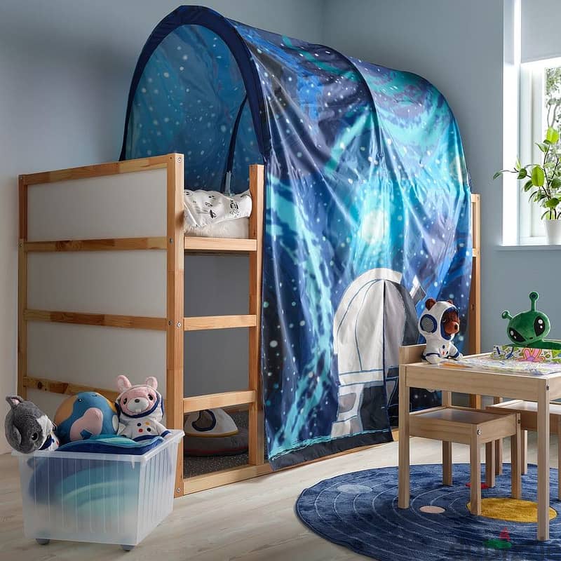 Reversible bed/ 2 Beds/white/pine, 90x200 cm 9