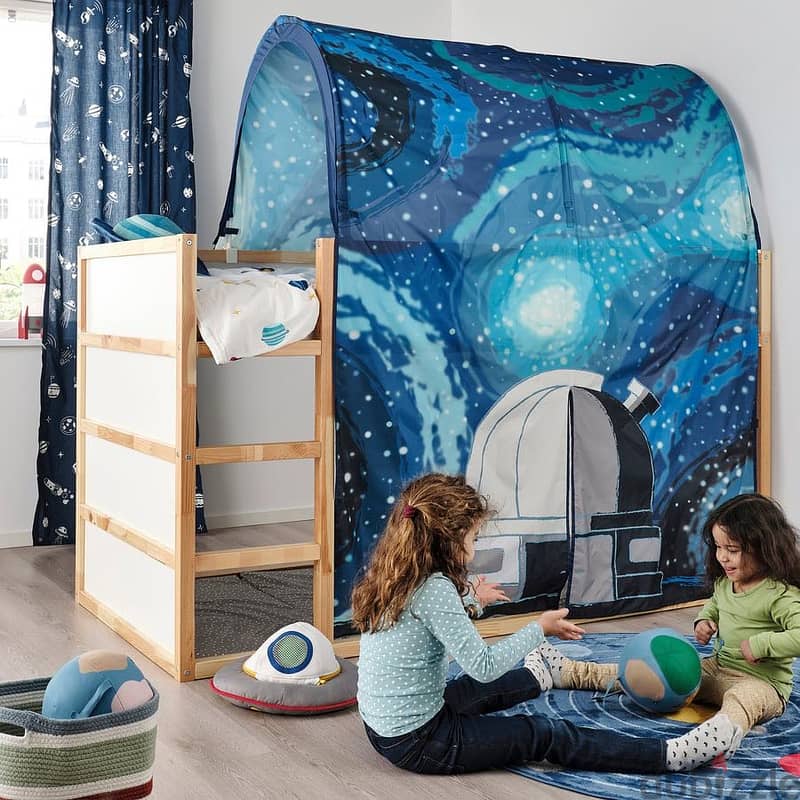 Reversible bed/ 2 Beds/white/pine, 90x200 cm 10