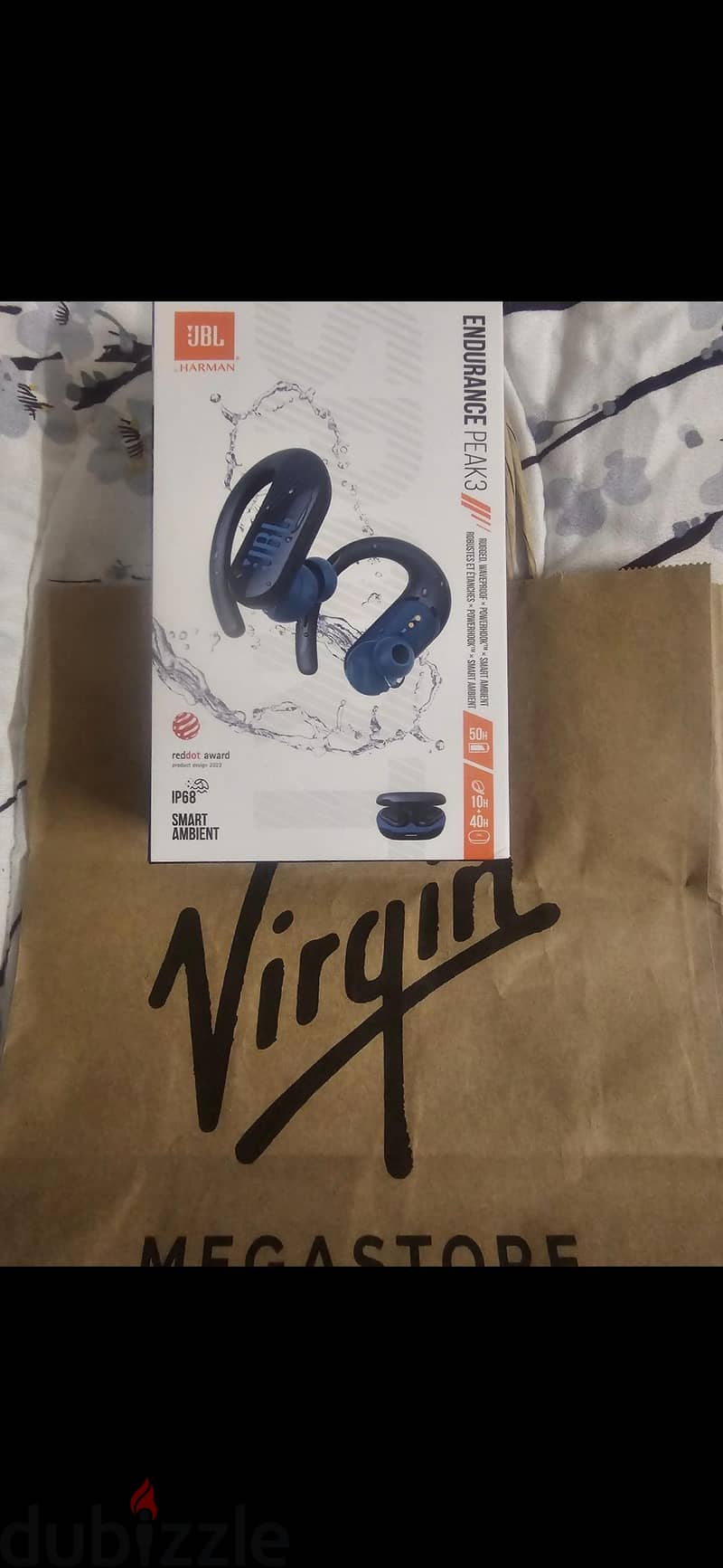 JBL Endurance peak 3 Navy Blue. 1