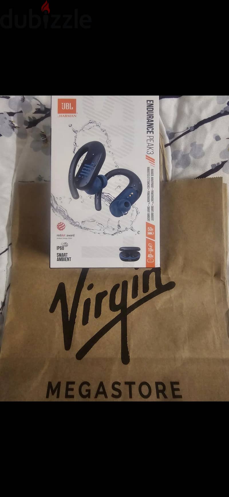 JBL Endurance peak 3 Navy Blue. 2
