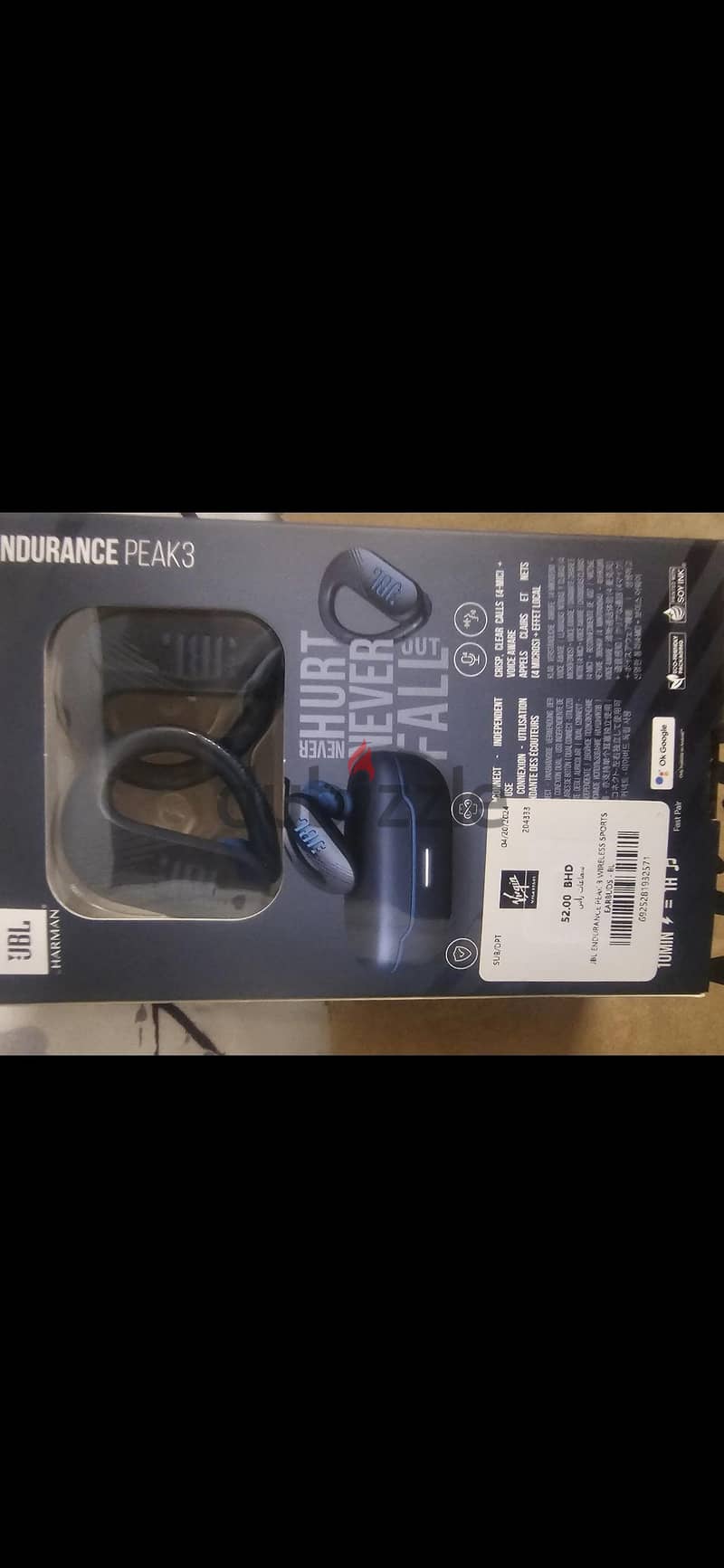 JBL Endurance peak 3 Navy Blue. 3