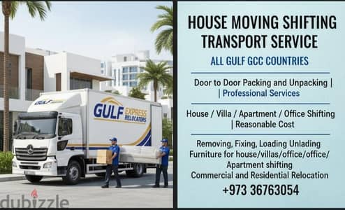 Bahrain mover packer flat villa office store shop apartment 36763054