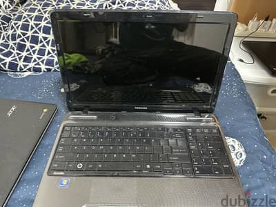 Toshiba leptop no charger. . not warking  expear part and display