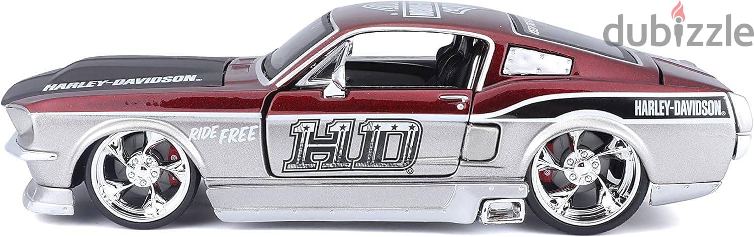 Maisto 1967 Ford Mustang GT X Harley Davidson Limited 1/24 scale model 6