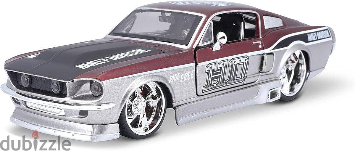 Maisto 1967 Ford Mustang GT X Harley Davidson Limited 1/24 scale model 7