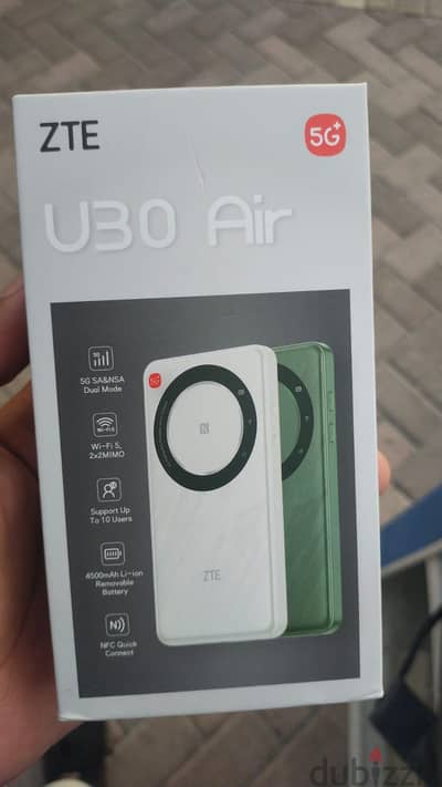 Brand new ZTE 5G mifi only ZAIN sim working and NFCFC