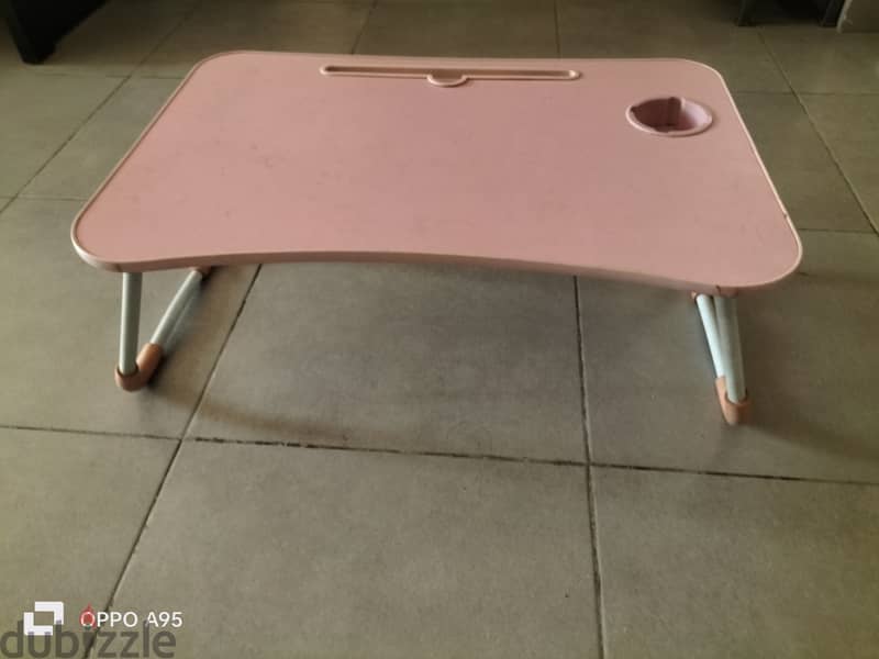 Two foldable and portable study or laptop tables 1