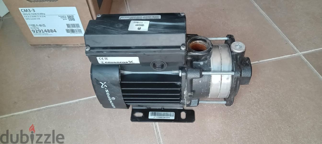 Groundfos 1 HP heavyduty water pressure pump for sale 1