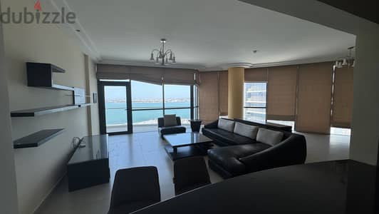 Sea view 2 bedroom apartment with maidroom call33276605