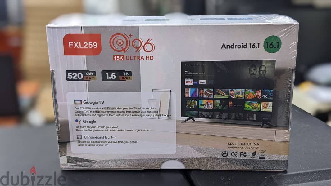 8K Smart TV Box With Android 16 & Dual Band Watch Free All TV & Movies 3