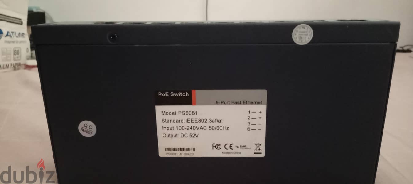 PoE 8 port ethernet switch for Sale 1