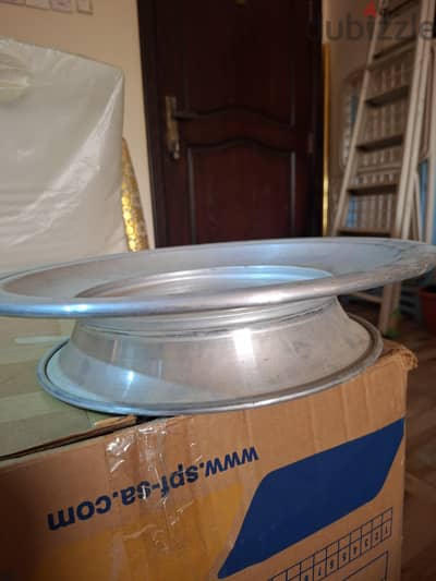 NEW- Traditional Aluminium dish 40 cm for Qoozi.