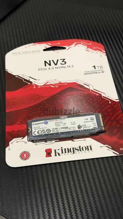 Brand new - Kingston NV3 1TB NVMe SSD