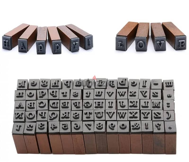 Wooden Letter Stamps 1
